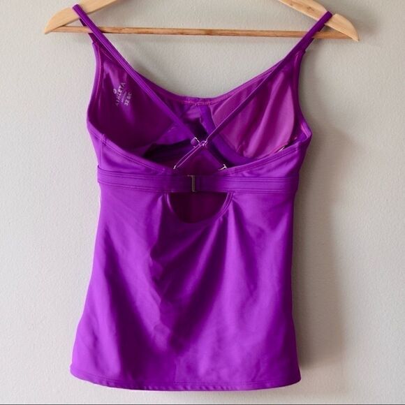 ATHLETA Smocked Tankini Top, Size 32D/DD Black NWT Retail $72 153155 - Picture 7 of 8